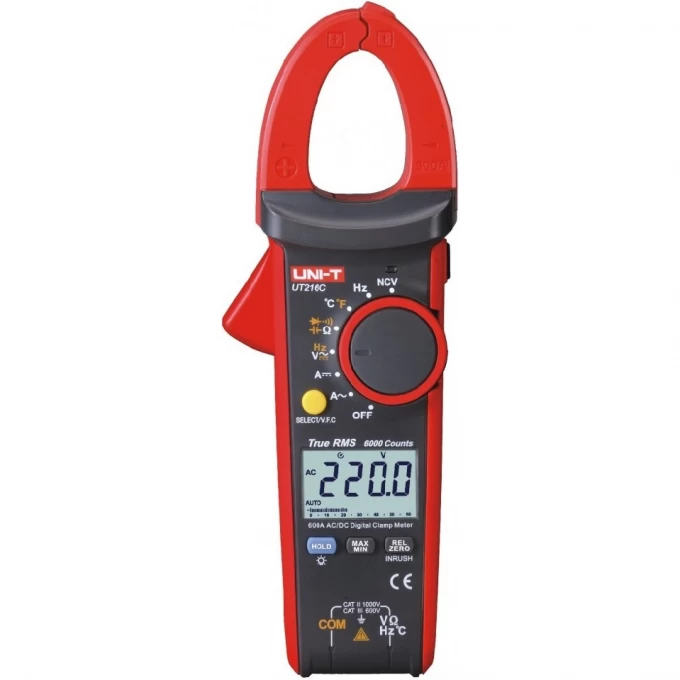Токовые клещи UNI-T UT216C 13-1077 Токовые клещи UNI-T UT216C 13-1077